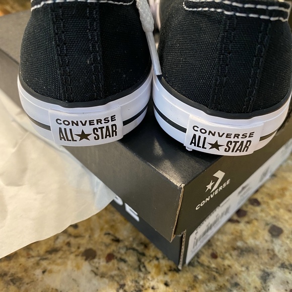 New Converse Infant CTAS Low Black 7j235 Sneakers - Picture 3 of 5